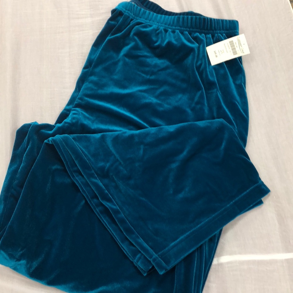 Velour pants